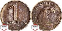 ÖSTERREICH 1 Groschen KM 2836 - Adlerkopf -