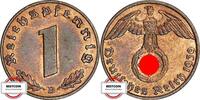 DEUTSCHLAND 1 Reichspfennig J 361 - geprägt im Dritten Reich -