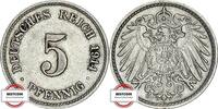 KAISERREICH 5 Pfennig J 12 - Kursmünze -