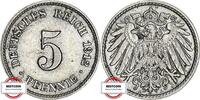 KAISERREICH 5 Pfennig J 12 - Kursmünze -