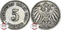 KAISERREICH 5 Pfennig J 12 - Kursmünze -