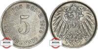 KAISERREICH 5 Pfennig J 12 - Kursmünze -