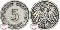 KAISERREICH 5 Pfennig J 12 - Kursmünze -