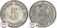 KAISERREICH 5 Pfennig J 12 - Kursmünze -