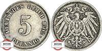 KAISERREICH 5 Pfennig J 12 - Kursmünze -