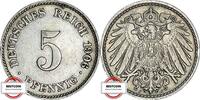 KAISERREICH 5 Pfennig J 12 - Kursmünze -