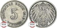 KAISERREICH 5 Pfennig J 12 - Kursmünze -