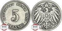 KAISERREICH 5 Pfennig J 12 - Kursmünze -