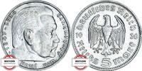 DEUTSCHLAND 5 Reichsmark J 360 - Paul von Hindenburg -