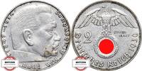 DRITTE REICH 2 Reichsmark J 366 - Paul von Hindenburg -
