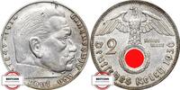 DRITTE REICH 2 Reichsmark J 366 - Paul von Hindenburg -