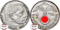 DRITTE REICH 2 Reichsmark J 366 - Paul von Hindenburg -