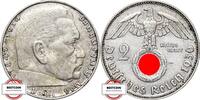 DRITTE REICH 2 Reichsmark J 366 - Paul von Hindenburg -