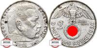 DRITTE REICH 2 Reichsmark J 366 - Paul von Hindenburg -