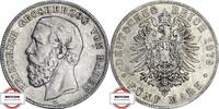 BADEN 5 Mark J 27F - geprägt unter Großherzog Friedrich I. -