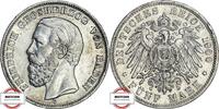 BADEN 5 Mark J 29 - geprägt unter Großherzog Friedrich I. -