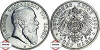 BADEN 5 Mark J 33 - geprägt unter Großherzog Friedrich I. -
