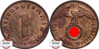 DRITTE REICH 1 Pfennig J 361 - Kursmünze -