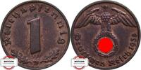 DRITTE REICH 1 Pfennig J 361 - Kursmünze -