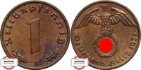 DRITTE REICH 1 Pfennig J 361 - Kursmünze -