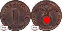 DRITTE REICH 1 Pfennig J 361 - Kursmünze -