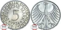 BRD 5 DM J 387 - Silberfünfer -