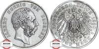 SACHSEN 5 Mark J 125 - geprägt unter König Albert -