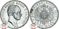 SACHSEN 5 Mark J 136 - geprägt unter König Friedrich August III. -