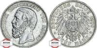 BADEN 5 Mark J 29 - geprägt unter Großherzog Friedrich I. -