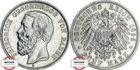 BADEN 5 Mark J 29 - geprägt unter Großherzog Friedrich I. -
