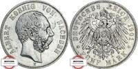 SACHSEN 5 Mark J 125 - geprägt unter König Albert -