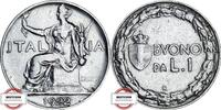 ITALIEN 1 Lira KM 62 - Sitzende Landesgöttin -