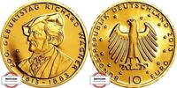 BRD 10 € J 580 - Richard Wagner - 24 K. vergoldet -