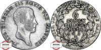 PREUSSEN 1/6 Taler AKS 24 - geprägt unter König Friedrich Wilhelm III. -