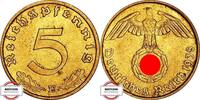 DRITTE REICH 5 Reichspfennig J 363 - Kursmünze -