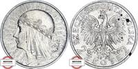 POLEN 2 Zloty KM 20 - Frauenkopf als Personifikation der Republik -