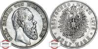 WÜRTTEMBERG 5 Mark J 173 - geprägt unter König Karl -