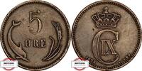 DÄNEMARK 5 Öre KM 794.2 - Christian IX. -
