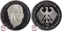 BRD 2 DM J 459 - Kurzmünze - Willi Brandt -