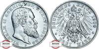 WÜRTTEMBERG 3 Mark J 175 - König Wilhelm II. -