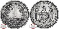 DRITTE REICH 1 Reichsmark J 354 - Kursmünze -