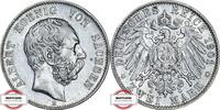 SACHSEN 2 Mark J 124 - König Albert -