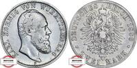 WÜRTTEMBERG 2 Mark J 172 - König Karl -