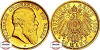 BADEN 10 Mark J 190 - Großherzog Friedrich I. - SELTEN - TOP -