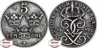SCHWEDEN 5 Öre KM 812 - König Gustav V. -