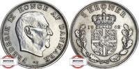 DÄNEMARK 5 Kroner KM 853 - König Frederik IX. -