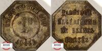 ALGERIEN 1 Franc Fabrique Algerienne De Blancs Broyes -