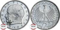 2 Mark 1967 F BRD J 392 - Max Planck - TOP fast STG Fleck