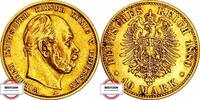 PREUßEN 10 Mark J 245 - Kaiser Wilhelm I. - SELTEN -