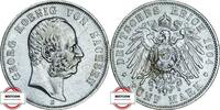 SACHSEN 5 Mark J 130 - König Albert -